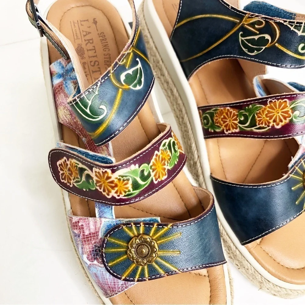 L Artiste Yahima espadrille, Boho platform sandal
